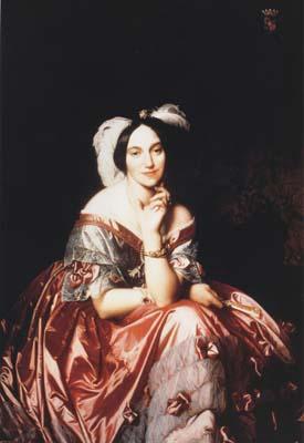 Jean Auguste Dominique Ingres Portrait of Baroness Betty de Rothschild (mk04) oil painting picture